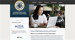 Desktop Screenshot of collegedegree.com